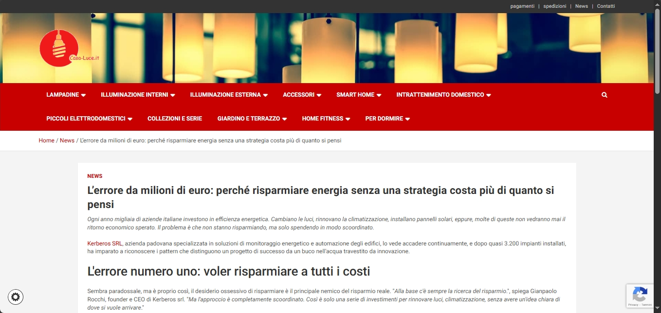 Casa & Luce - L'errore da milioni di euro