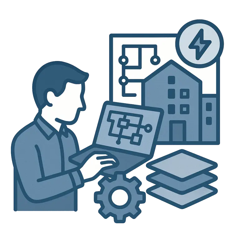 Monitoring Systems Design Service (Civil and Industrial) and BMS 