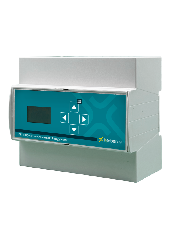 Power Meter ModBUS per Corrente Continua a 6 canali con display OLED e sensori ad effetto Hall