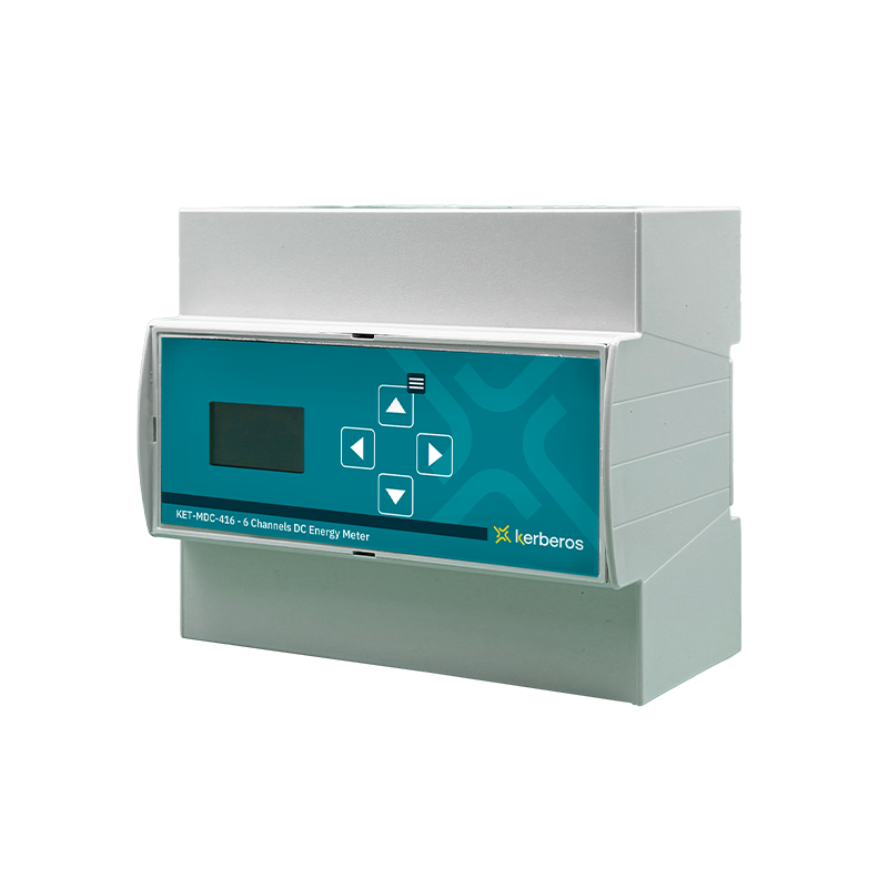 ModBUS Power Meter for 6-channel Continuous Current with OLED display and Hall effect sensors