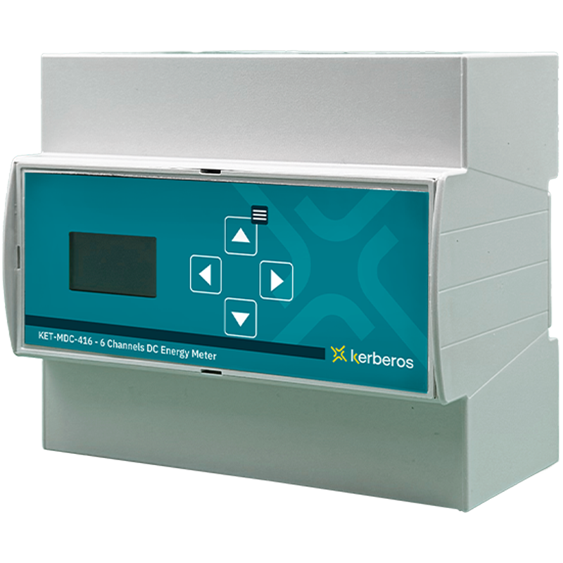 ModBUS Power Meter for 6-channel Continuous Current with OLED display and Hall effect sensors