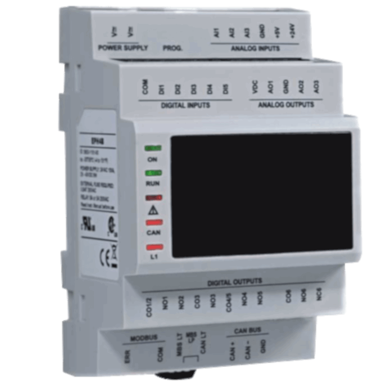 Controllore Logico Programmabile - PLC per reti X-Monitor - Alim. 24 VAC/DC - Morsettiera esclusa 