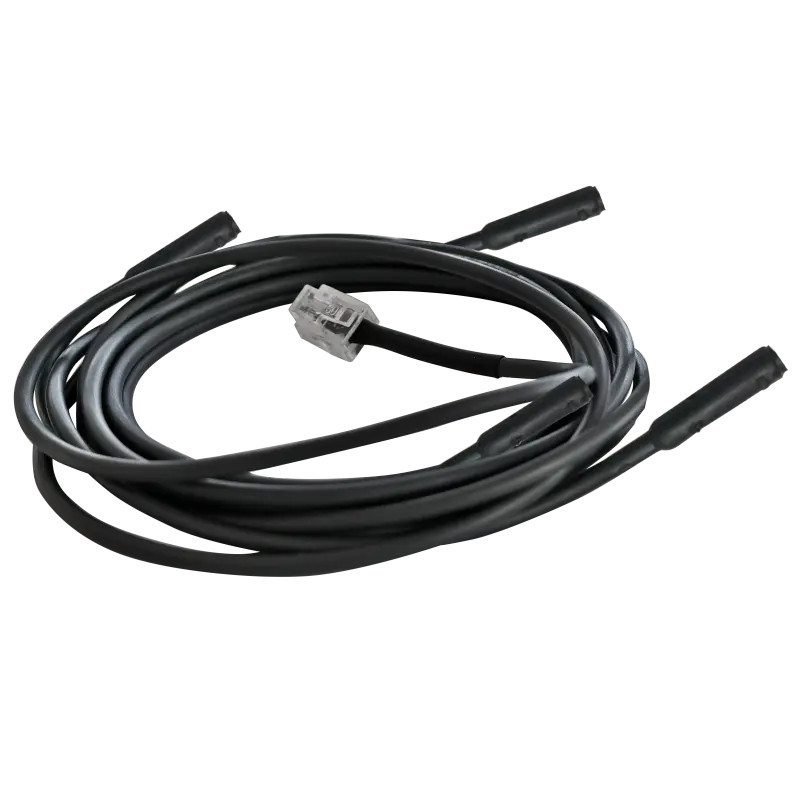 4 pre-spaced NTC temperature sensors